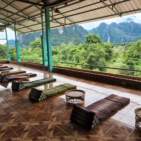 Blue Guesthouse Vang Vieng Luaran gambar