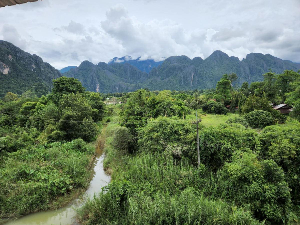 Blue Guesthouse Vang Vieng Luaran gambar