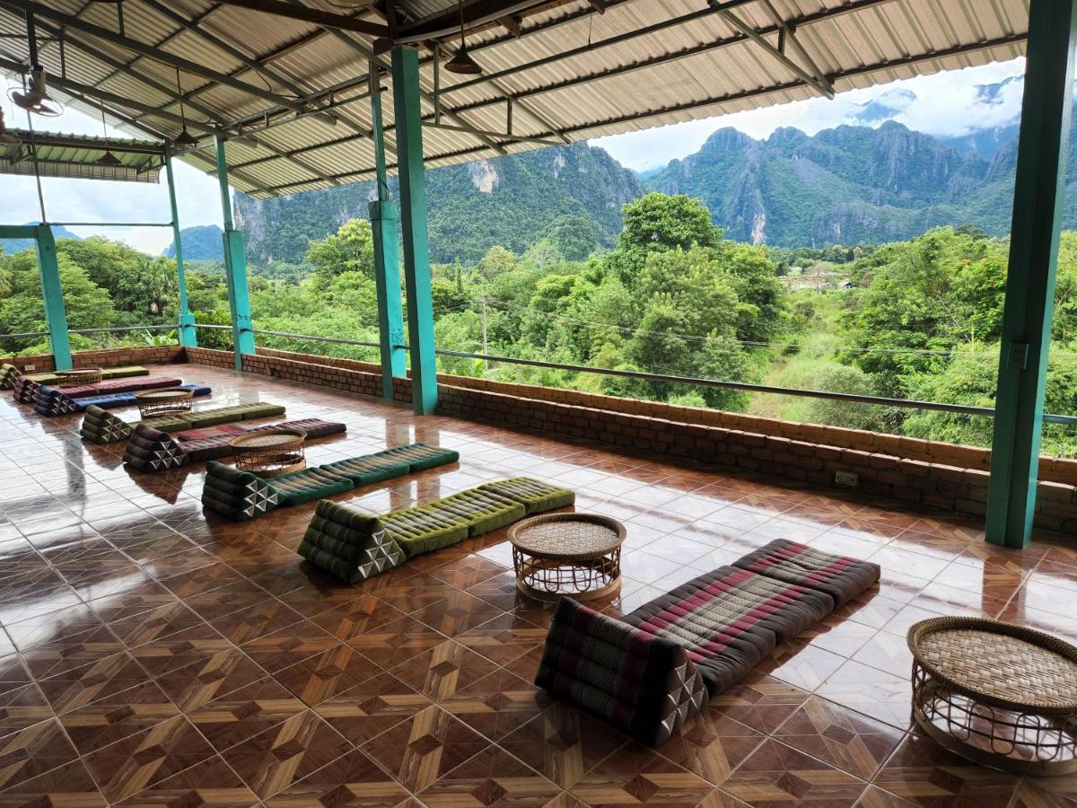 Blue Guesthouse Vang Vieng Luaran gambar
