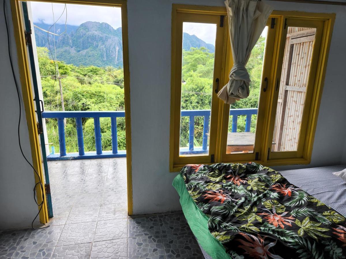 Blue Guesthouse Vang Vieng Luaran gambar