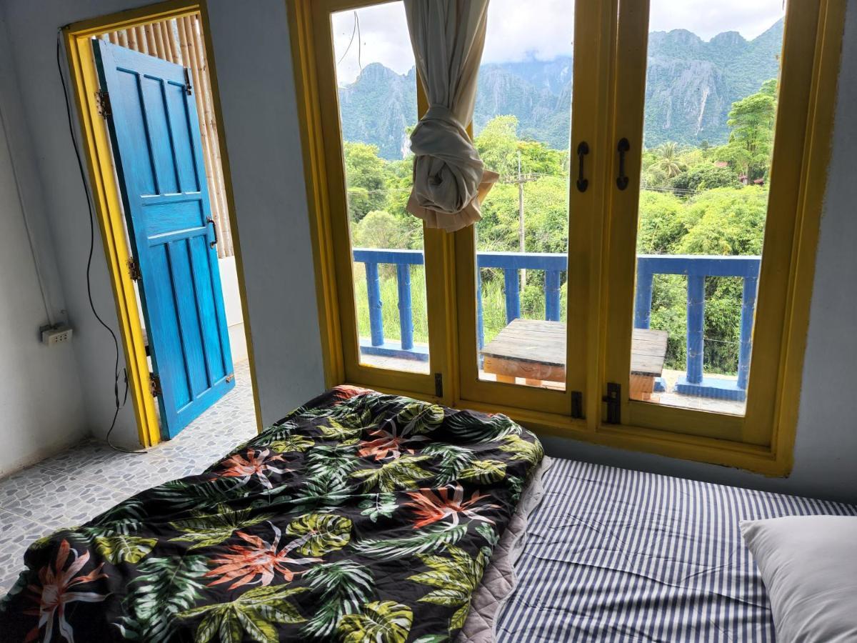 Blue Guesthouse Vang Vieng Luaran gambar