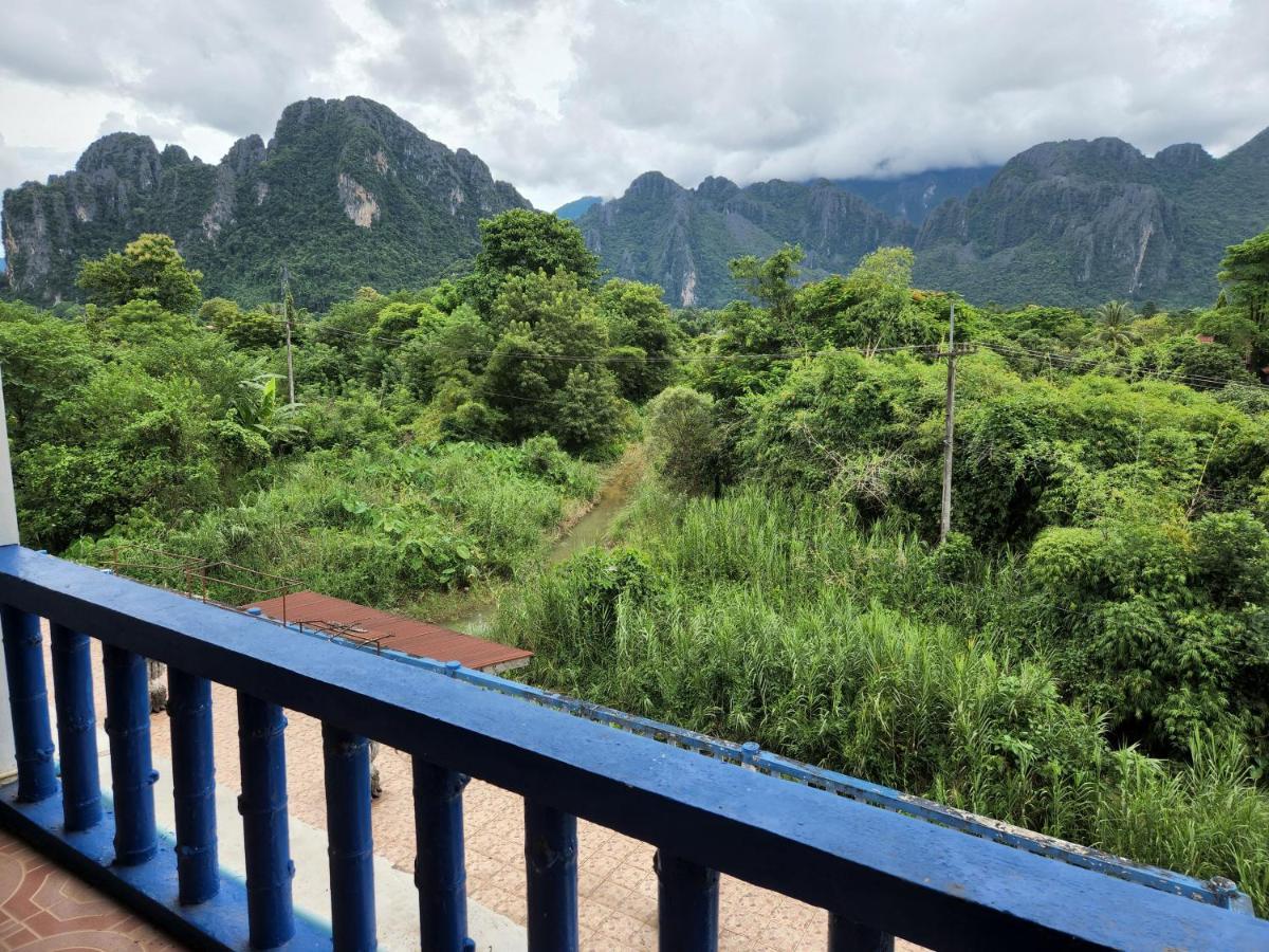 Blue Guesthouse Vang Vieng Luaran gambar