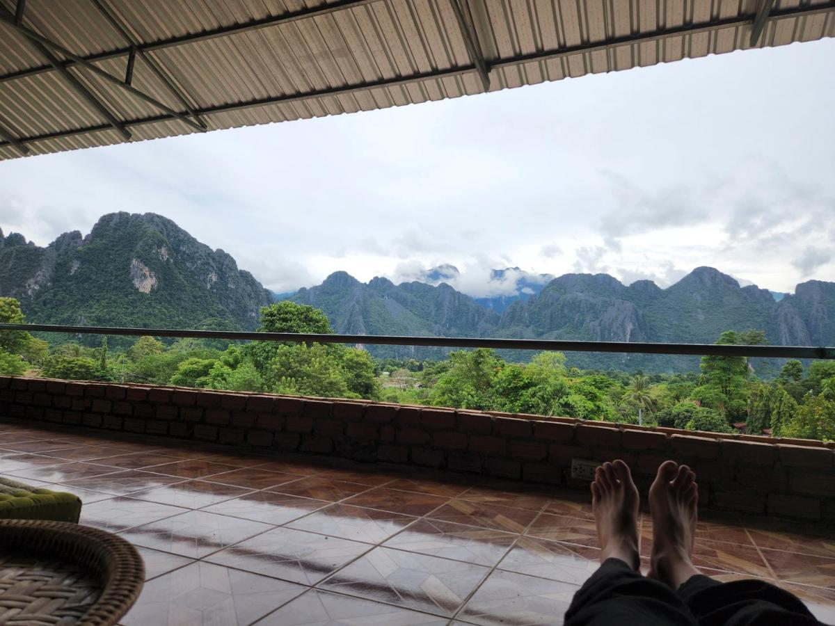 Blue Guesthouse Vang Vieng Luaran gambar