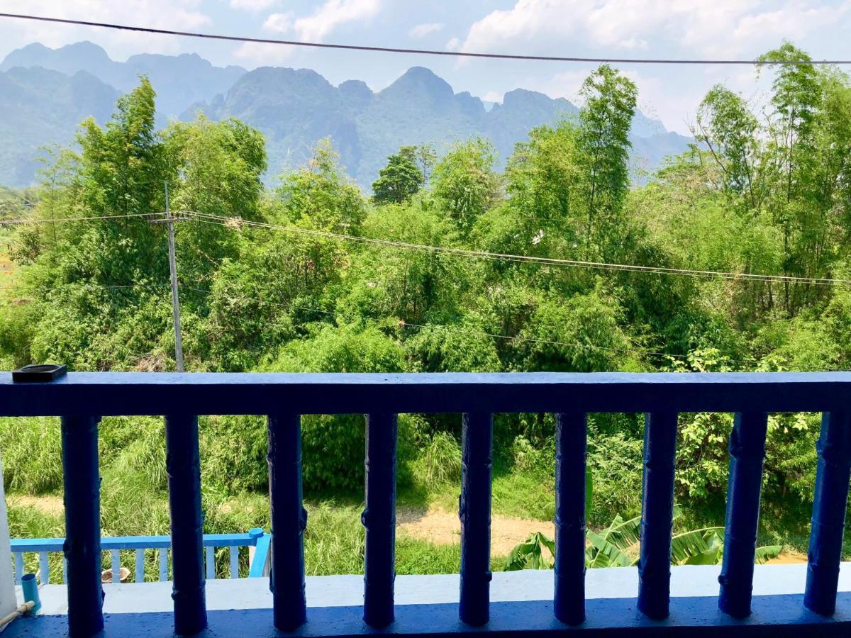 Blue Guesthouse Vang Vieng Luaran gambar
