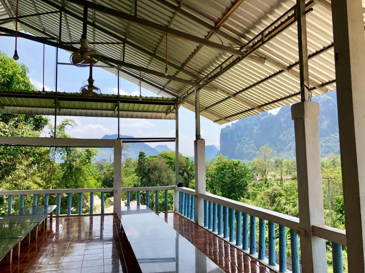 Blue Guesthouse Vang Vieng Luaran gambar
