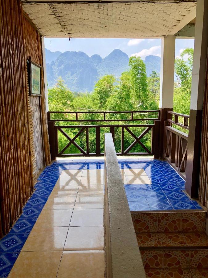 Blue Guesthouse Vang Vieng Luaran gambar