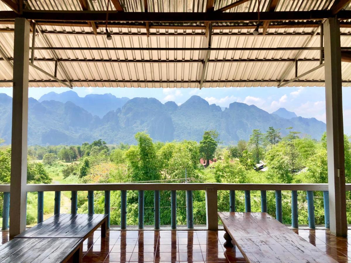 Blue Guesthouse Vang Vieng Luaran gambar